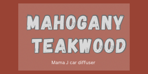 Mahogany Teakwood car diffuser