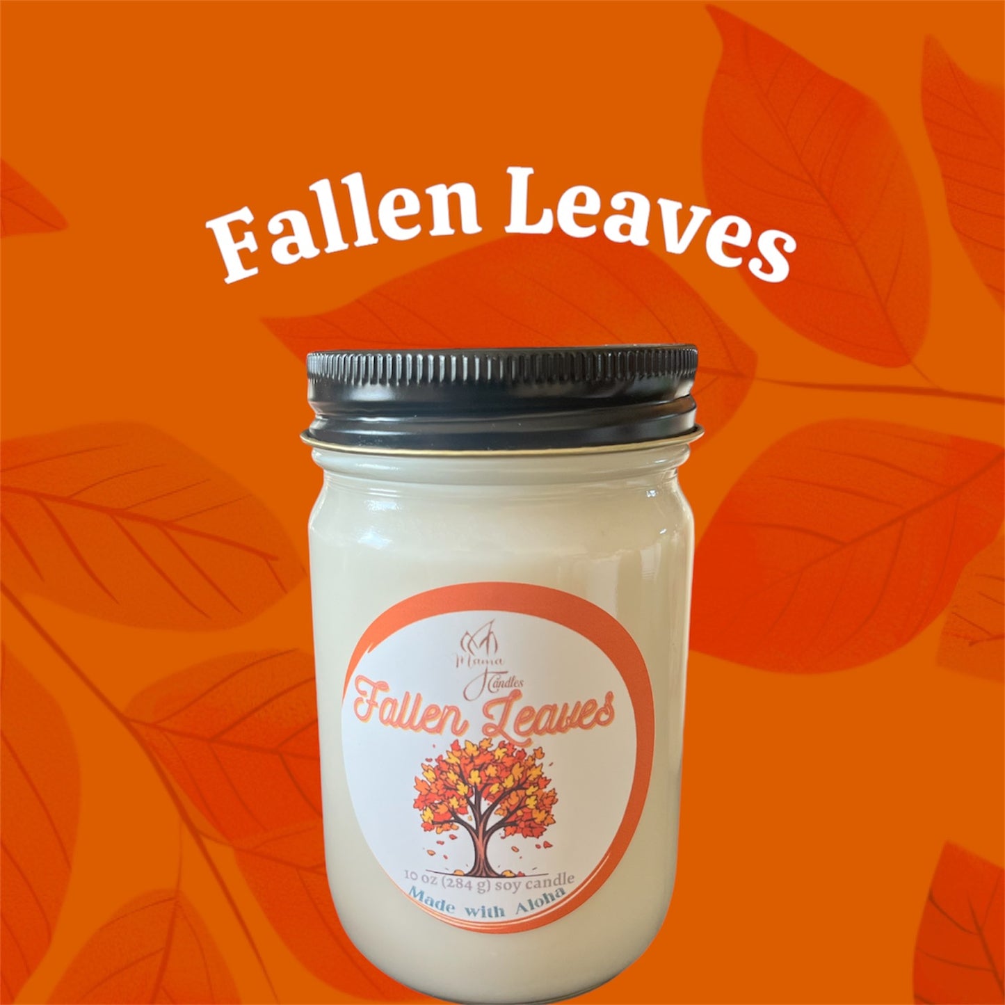 Fallen Leaves - 10oz glass jar